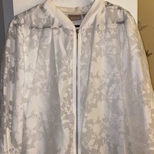Chico’s white translucent Jacket